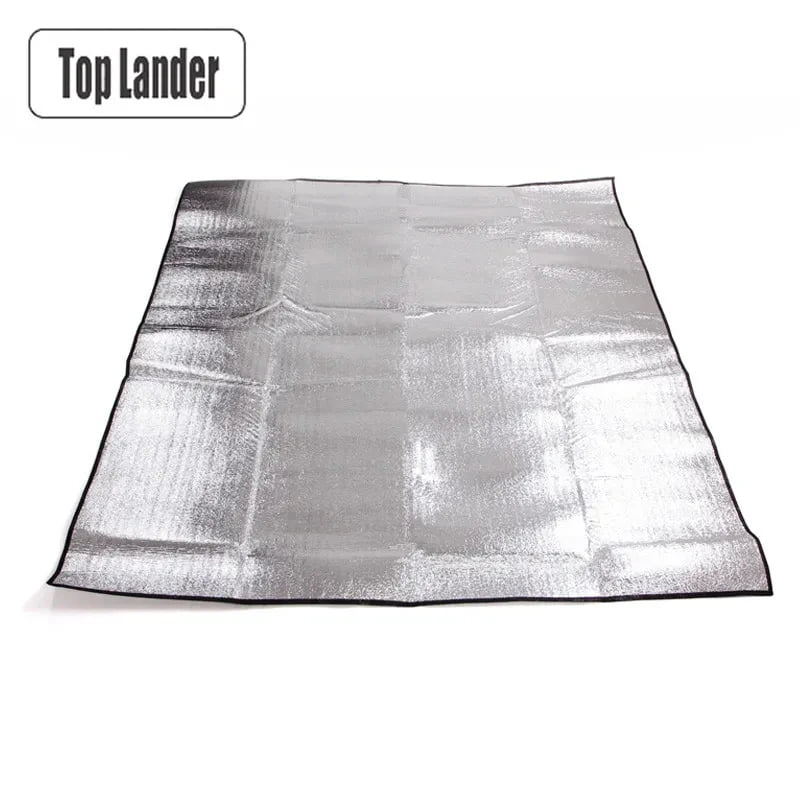 Camping Mat Foam Foil Blanket Aluminum Insulation Foam Foil Mat Sleeping Pad Thermal Outdoor