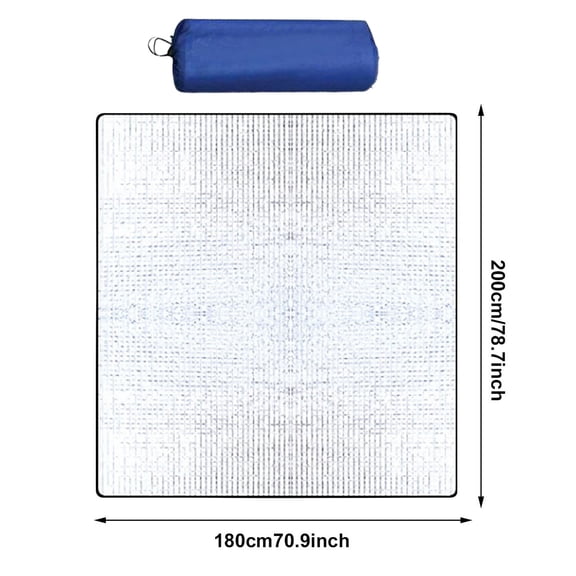 Camping Mat Foam Foil Blanket for Camping Foam Pad Insulating Foil Mat Sleeping Tent Pad Thermal Aluminum Camping mat for Reflecting Heat,S