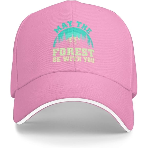 Camping May The Forest Be with You Hat Adjustable Fashion Hats Polo Trucker Caps