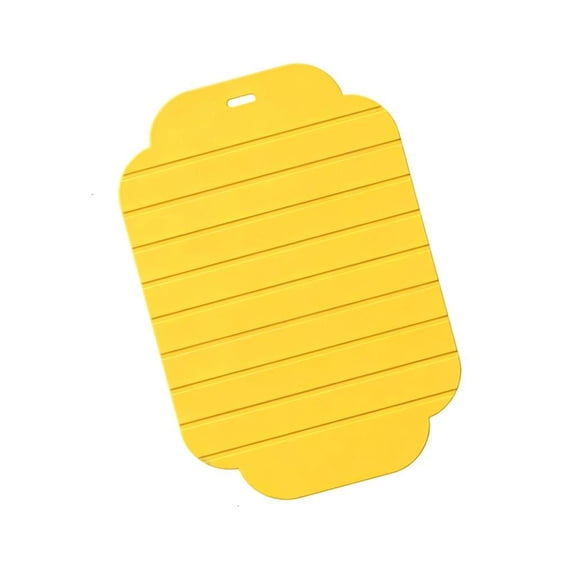 Camping Meal Prep Board 9.52 x 5.51 In, Folding Silicone Cutting Board with Top Slot for Ingredient Handling