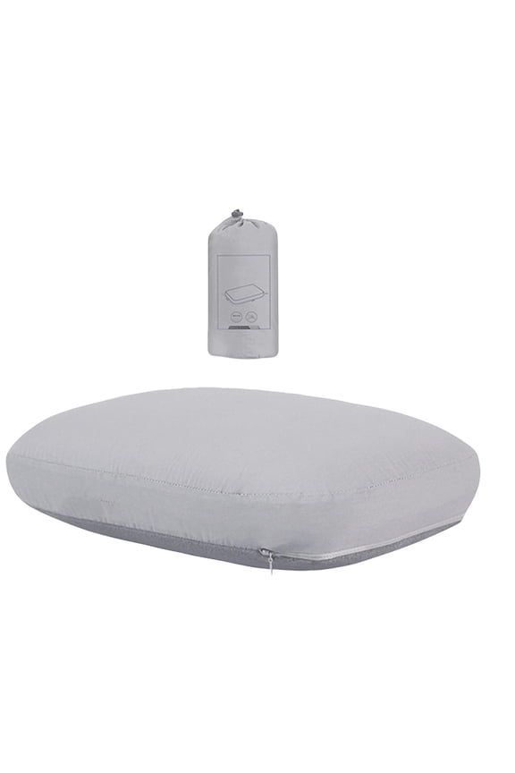 Camping Memory Pillow Inflatable, Ultralight Backpacking Pillow for Hiking Outdoor Travel, Portable Air Pillow with Washable Cover,Free a storage bag