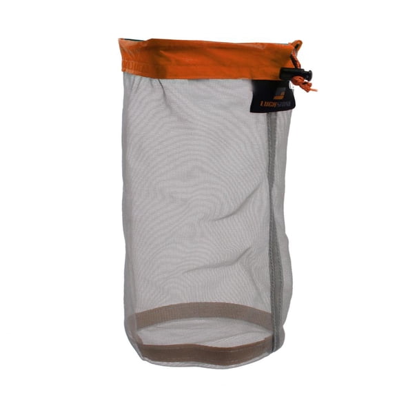 Camping Mesh Stuff Sack Drawstring Storage Bag S/M/L/XL/XXL - M