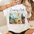 thumbnail image 1 of Camping Mode T-Shirt, Retro Summer Camping Shirt, Family Adventure Outdoors Tee, Brushstroke Vintage Camping Shirt, 1 of 5