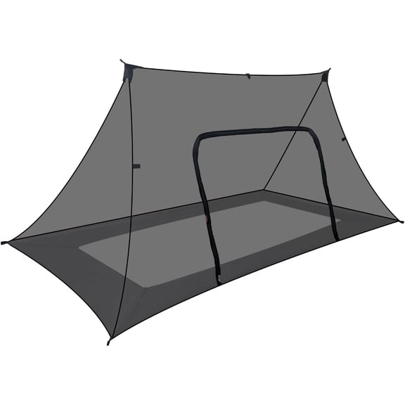 Camping Mosquito Net for Cot, Shelter Bugnet Screen Room Ultralight No-See-Um Breathable Mesh Netting with Double Sided Zipper,