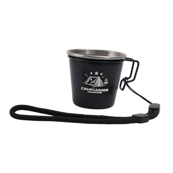 Camping Mug Stainless Steel Coffee Cup Lightweight Portable Design for Outdoor Backpacking Adventure