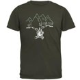 thumbnail image 1 of Camping Nature Get Toasted Smores Mens T Shirt Olive MD, 1 of 1