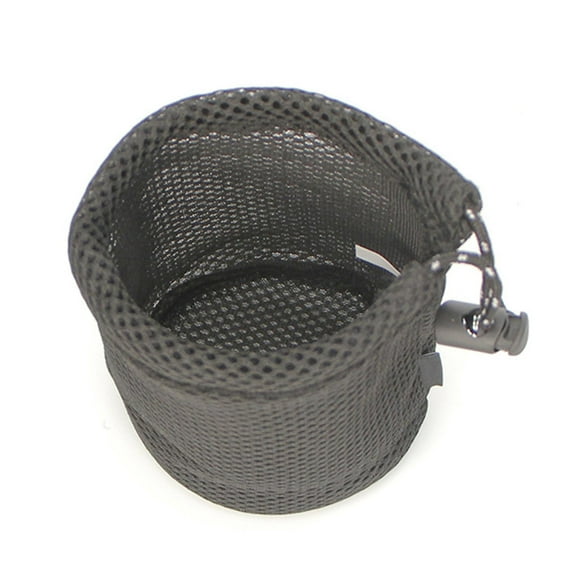 Camping Net Bag Ultralight Mesh Drawstring Storage Bag for Travelling Hiking S