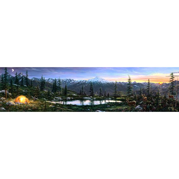 Camping Out Poster Print - Jeff Tift (24 x 6)