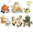 thumbnail image 1 of Camping & Outdoor Picnic Building Blocks Set, Mini Campsite Models for Display, Creative Birthday Gift, Home Office Table Centerpiece, 1 of 6