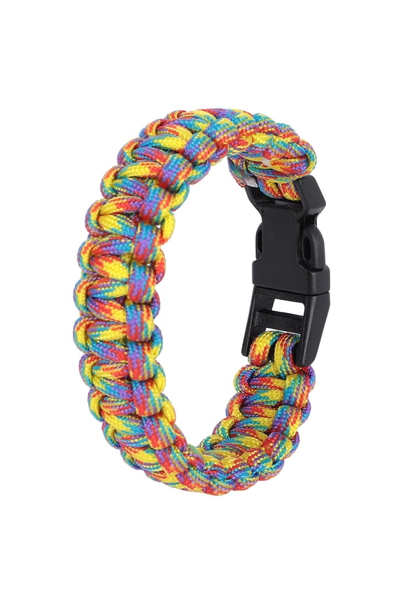 Camping Paracord Survival Bracelet, Practical  Paracord Bracelet Reliable  For Outdoor Survival For Emergency For Trailers