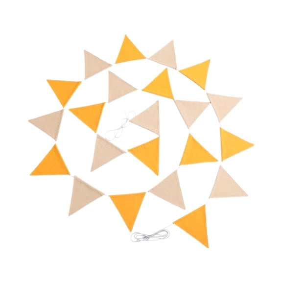 Camping Pennant Banner, Triangle Flags, DIY Hanging Craft for Festival Anniversary Wedding Classroom Decor