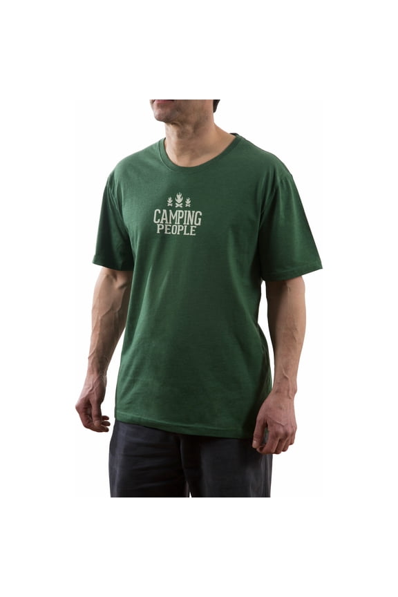 Company - Camping People - Small Green Unisex T-Shirt