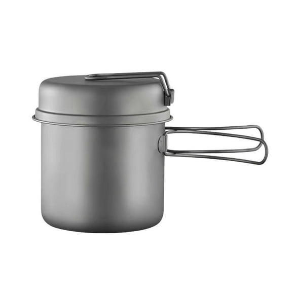 Camping Pots Outdoor Cooking Pots Frypan Tableware for Camping, Hiking, Picnic