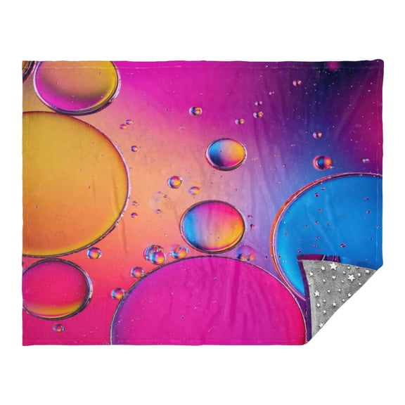 Camping Quilt Ultralight 70*55in Flannel Fabric Ultra-soft, Warm and Lightweight Camping Blanket Packable Fluorescent Blanket Minimalist Holiday Gifts Colored Foam
