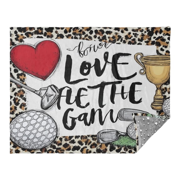 Camping Quilt Ultralight 70*55in Flannel Fabric Ultra-soft, Warm and Lightweight Camping Blanket Packable Fluorescent Blanket Minimalist Holiday Gifts Love Trophy