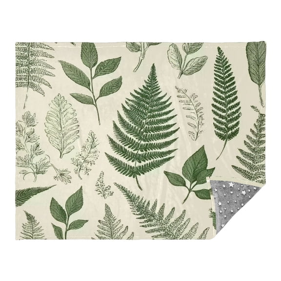 Camping Quilt Ultralight 70*55in Flannel Fabric Ultra-soft, Warm and Lightweight Camping Blanket Packable Fluorescent Blanket Minimalist Holiday Gifts Vintage Botanica