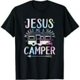 thumbnail image 1 of Camping RV Christian Religious T-Shirt Casual Short Sleeve Shirt, 1 of 4