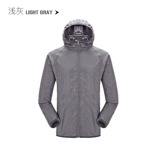 Camping Rain Jacket Men Women Waterproof Sun Protection Clothing