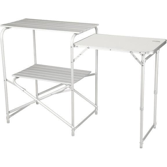 Camping Roll Top Kitchen Made from Weather-Resistant Aluminum (by Caddis Sports)