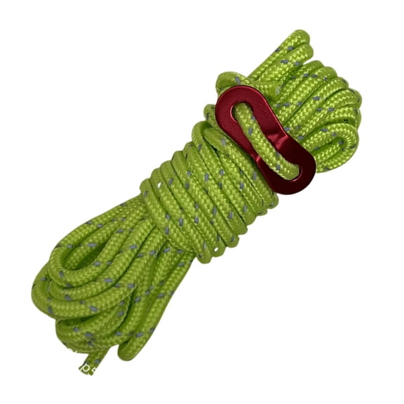 Camping Rope Guide Rope for Outdoor Camping Hiking Awning Tarp Tents 4mm Tent Guy Line Tent Reflective Tent Guy Rope