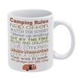 thumbnail image 1 of Camping Rules Nap Often Whtch The Sunset, Be Grateful For This Day Print, Birthday Christmas, White Mug,Funny Coffee Mug,The Best Gift for Colleagues,Parents,And Grandparents,110z Men And Women, 1 of 7