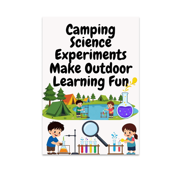 Camping Science Experiments Make Outdoor Learning Fun - Young Explorers - 13x19 Poster Print