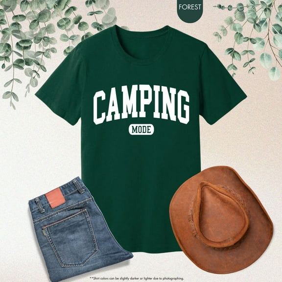 Camping Shirt, Camping Mode Shirt, Nature Lover Shirt, Camping Lover Gift, Hiking Shirt, Adventure T-Shirt, Summer Camp Shirt, Camp Life