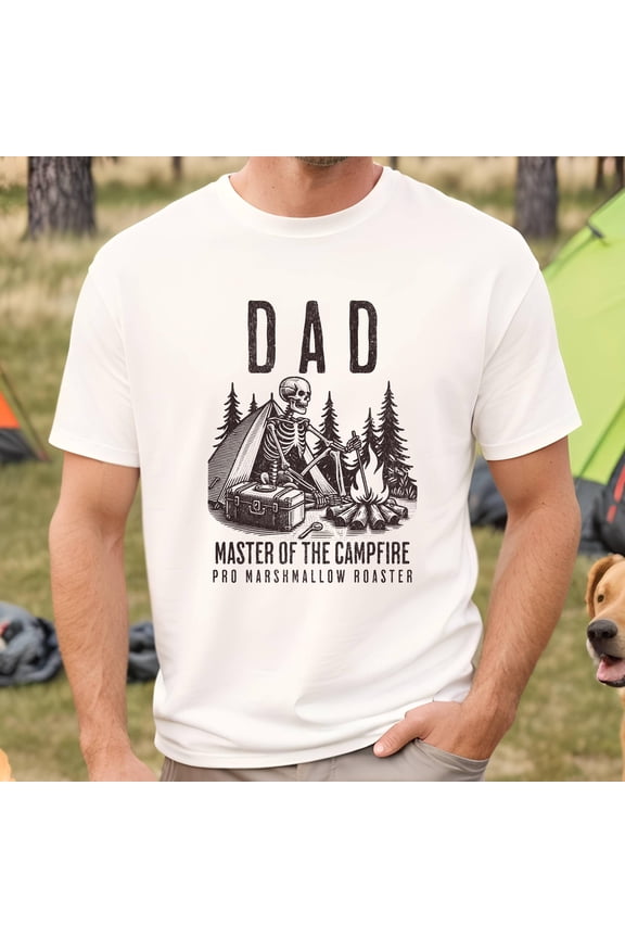 Camping Shirt for Dad's - Campfire t-shirt for dad, Camp Life Shirt for him, Funny Camping Shirt, T-Shirt Gift for Dad, Fathers Day Shirt, Unisex T-Shirt