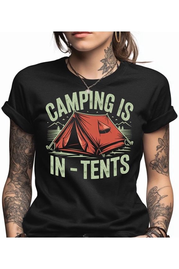 Camping Shirt, Funny Camping Pun T-Shirt, Outdoor Adventure Lover Tee, Nature Enthusiast Gift, Mountain Tent Camp Life Apparel