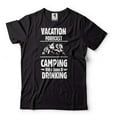 thumbnail image 1 of Camping Shirt Vacation Forecast Camping With A Chance Of Drinking Shirt Funny Vacation Shirt, 1 of 6