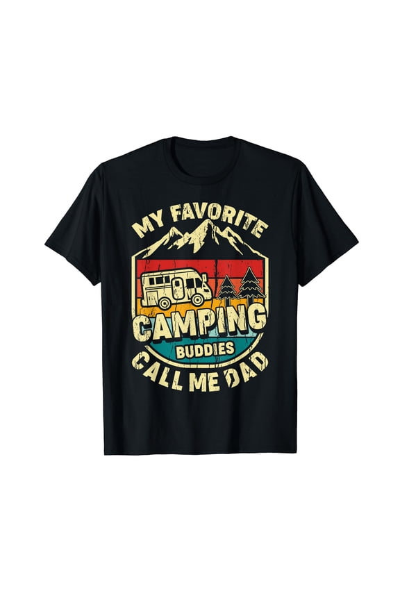 Camping Shirts for Dad Funny, Vintage Camping for Men T-Shirt