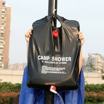 Camping Shower Bag,Portable Solar Shower Bag with Removable Hose and On-Off Switchable Shower Head for Camping, Hiking, Traveling, Beach Swimming
