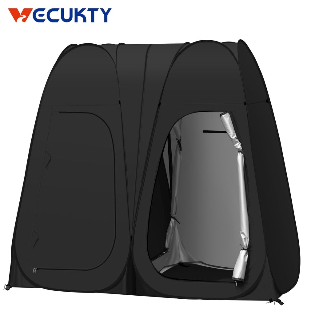 Camping Shower and Utility Tent, VECUKTY Portable Pop Up Camping