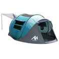 thumbnail image 1 of Camping with Skylight, Waterproof Family Tent with Removable Rainfly Automatic Setup in Second, 2 Doors & Side Windows 3-4 People Instant Easy Popup Beach Tent, 1 of 7