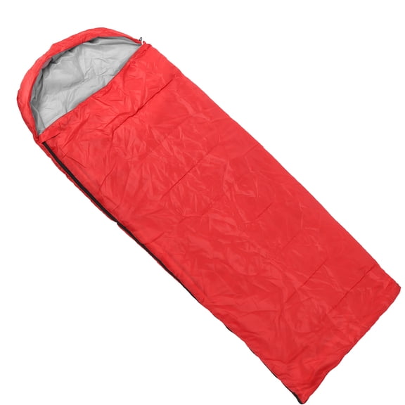 Camping Sleeping Bag, Double End Zipper Envelope Design Waterproof Sleeping Bag, Adult For Kids Red