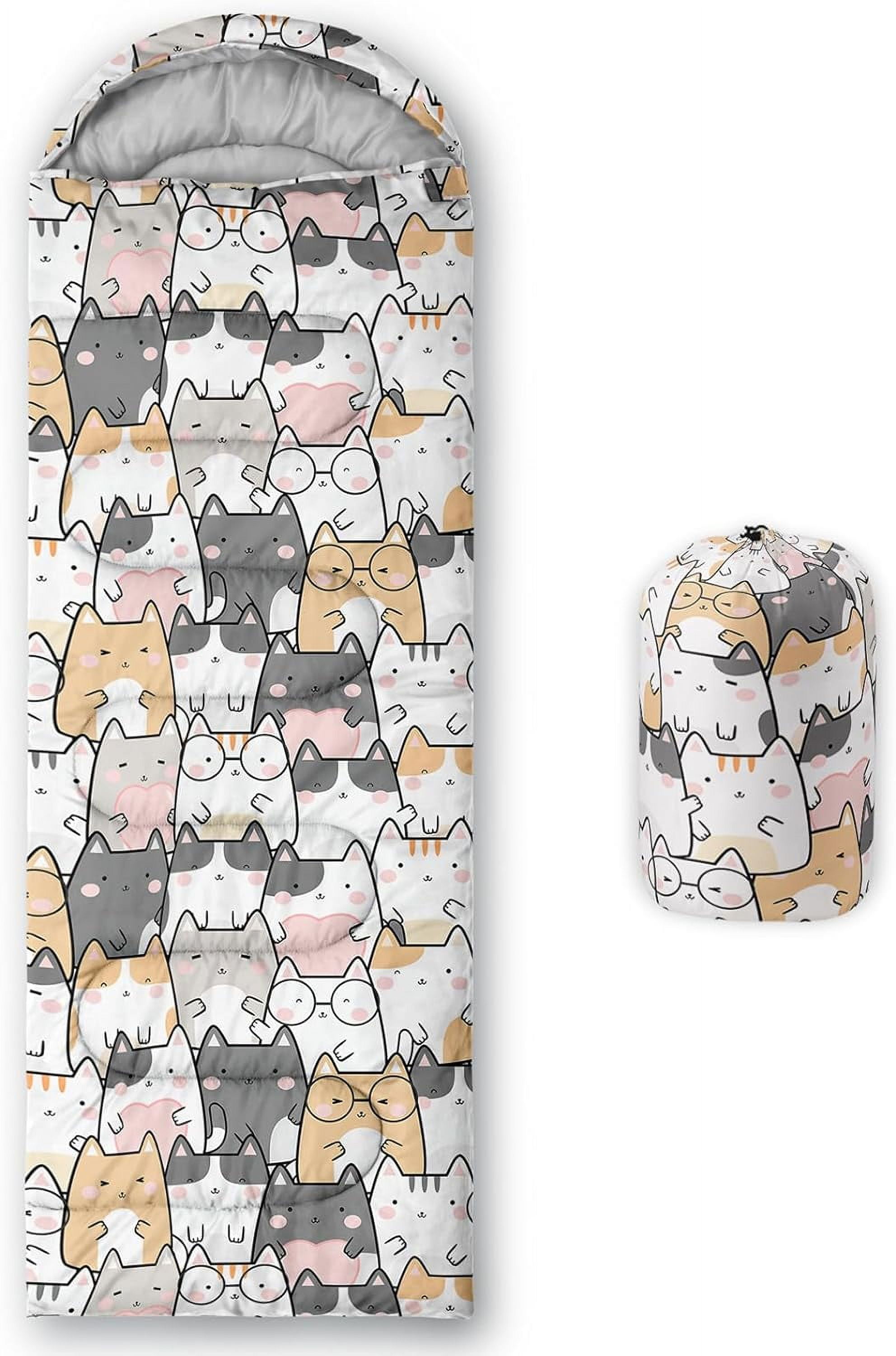 Camping Sleeping Bags,3 Season Warm & Cool Weather,Lightweight,Waterproof Bags for Adults Kids,Traveling,and Outdoors,Camping Gear Equipment