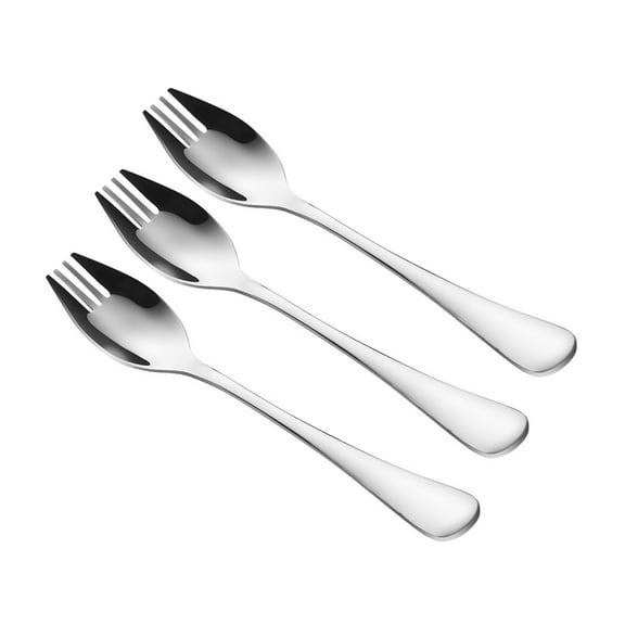 Camping Spoon Fork Combo Long Handle Spoon Fork Suitable for Outdoor Dining