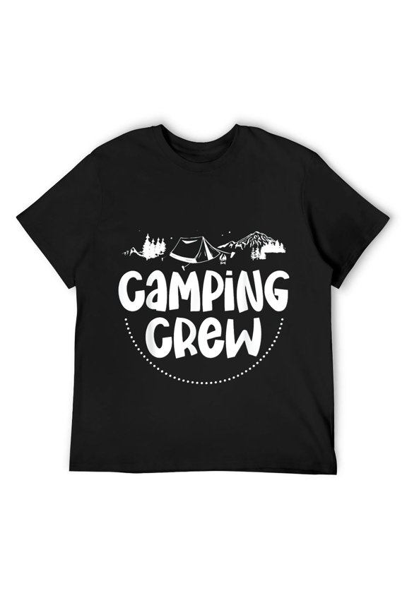 Camping Squad Camp Crew - Camping Crew Mens T-Shirt Black L