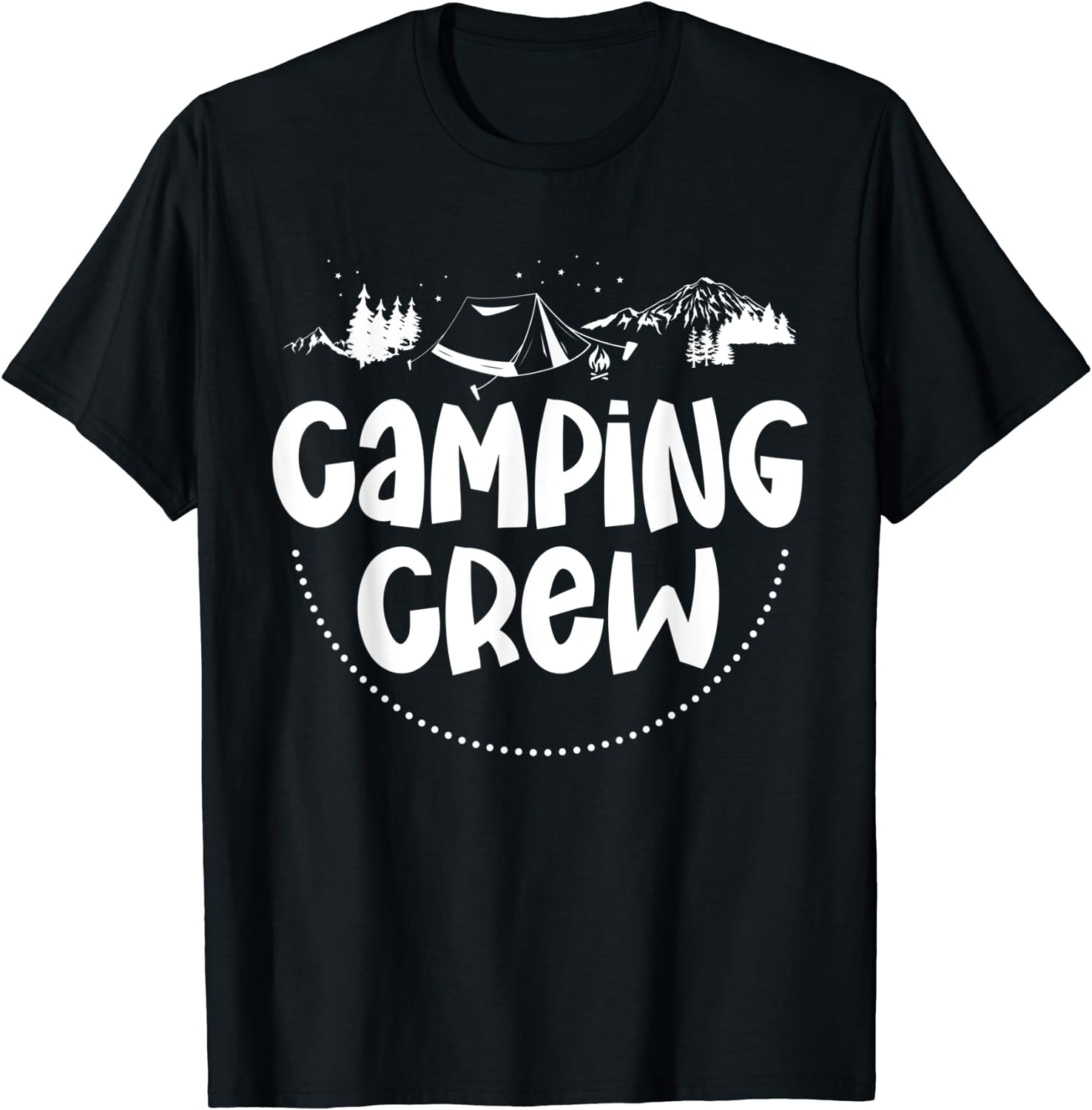 Camping Squad Camp Crew - Camping Crew T-Shirt - Walmart.com