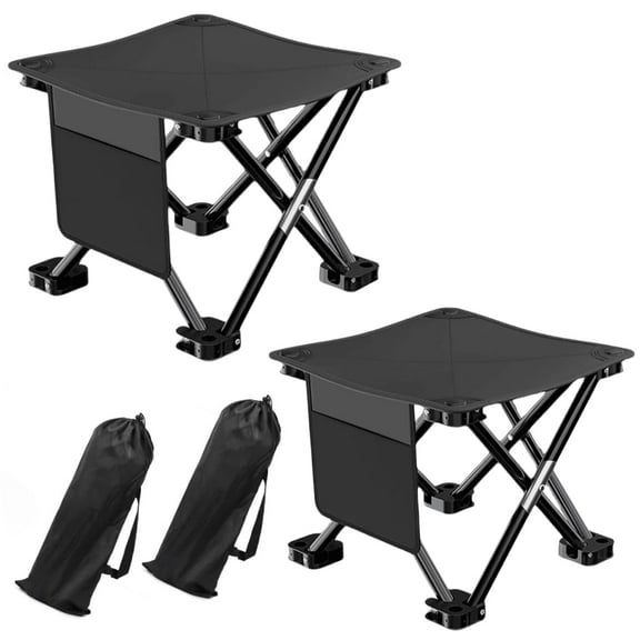 Camping Stool,Portable Stool,13 Inch Camping Foot Rest,Camping Stool Suitable For Outdoor Gardening, Beach Walking, And Fishing Camping Foot Rest (2pcs)