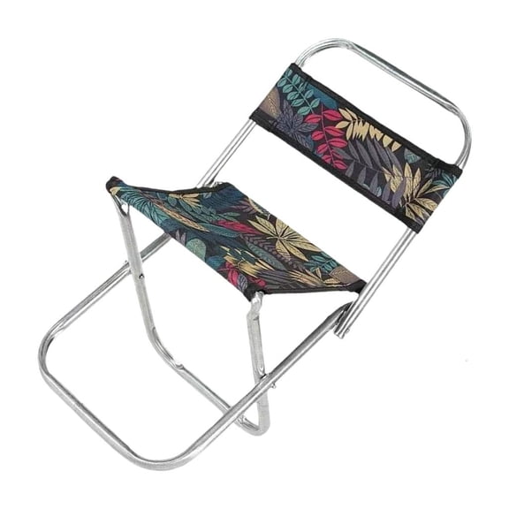 Camping Stool with Backrest for Sketching Fishing Light weight Portable Chair