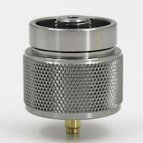 Camping Stove Adapter, 1 Propane Small Tank, Outdoor Hiking Stove Connector, Outdoor Cylinder LPG No Leak Canister Adapter, 1 Pcs, 1.42x1.18"