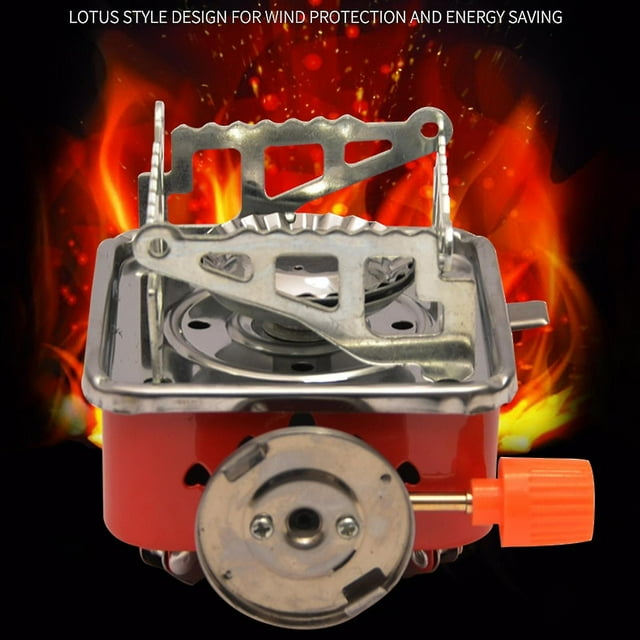 Camping Stove Card Type 2800w Aluminum Alloy Folding Outdoor Gas