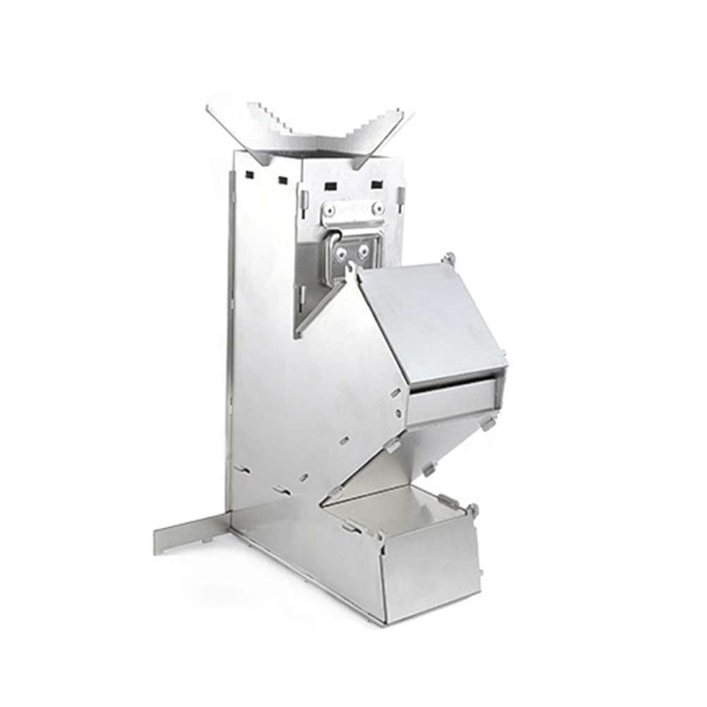 Camping Stove Collapsible Wood Burning Stainless Steel Stove