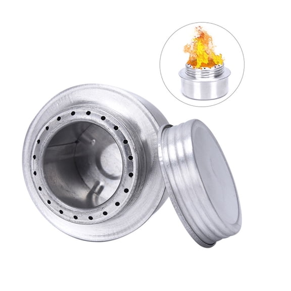 Camping Stove Cover Aluminum Lightweight Portable Mini Outdoor Heat Shield 7x7x4.5cm Durable Pocket Cooktop Hiking, Picnic, Backpacking Accessory 60g Household Fire Gathering