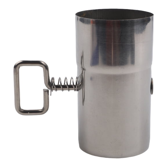 Camping Stove Extension Pipe with Damper, 60110mm Stainless Steel Chimney Pipe for Tent Wood Stoves, Heat-Resistive for Exhaust Flue Tube for Outdoor Camping Cooking, Silver