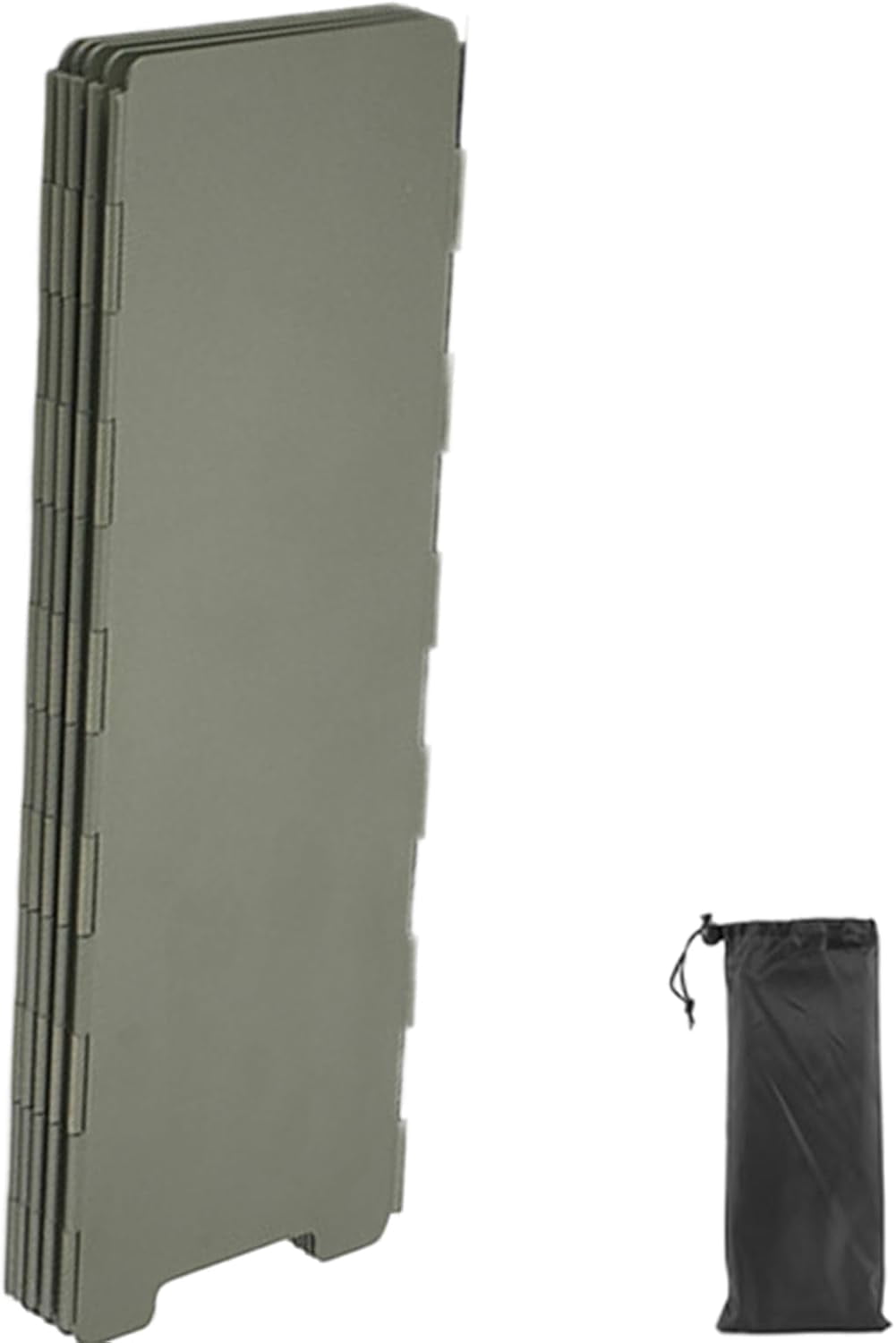 Wind Reflector Camping Stove Wind Blocker, 10-Panel Foldable Aluminum Heat Reflector ...