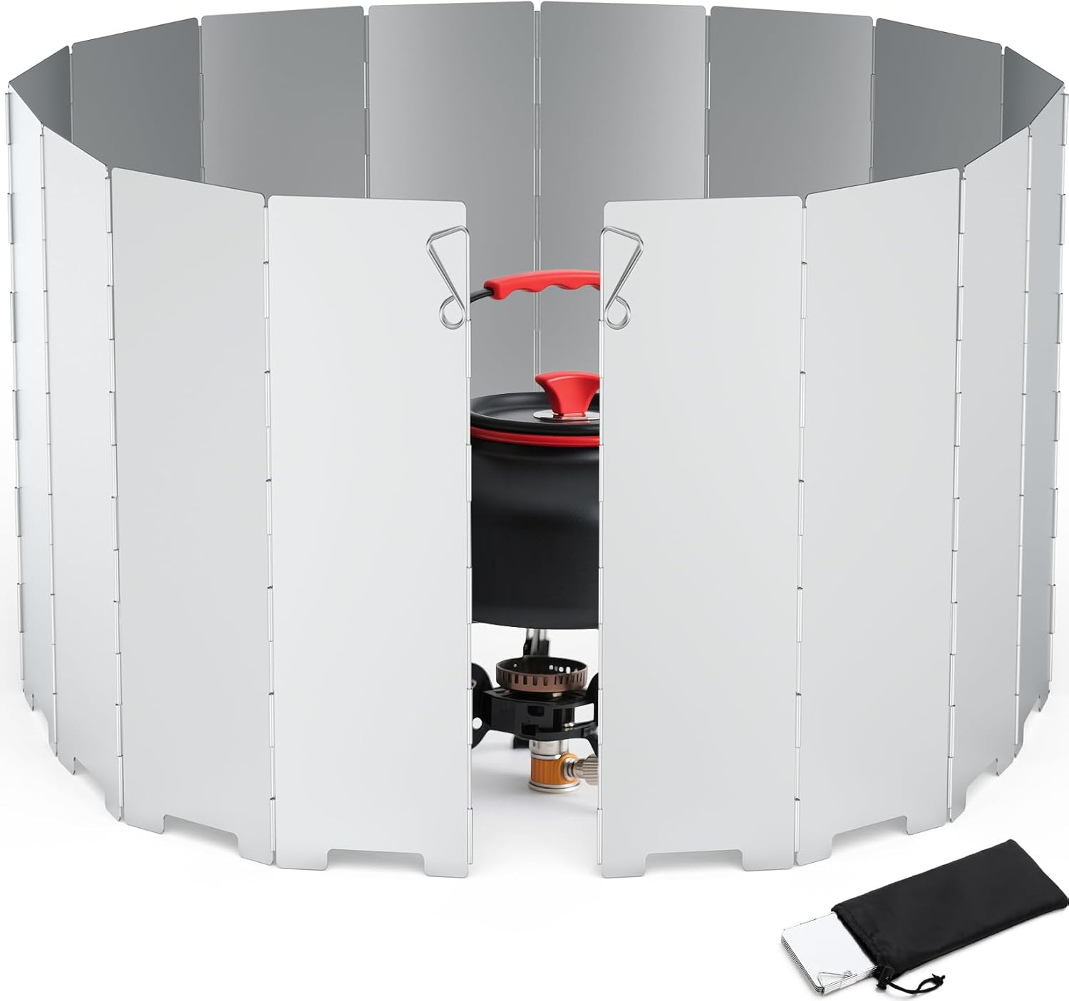 Camping Stove Windscreen Ultralight Folding Camp Stove Windscreen ...