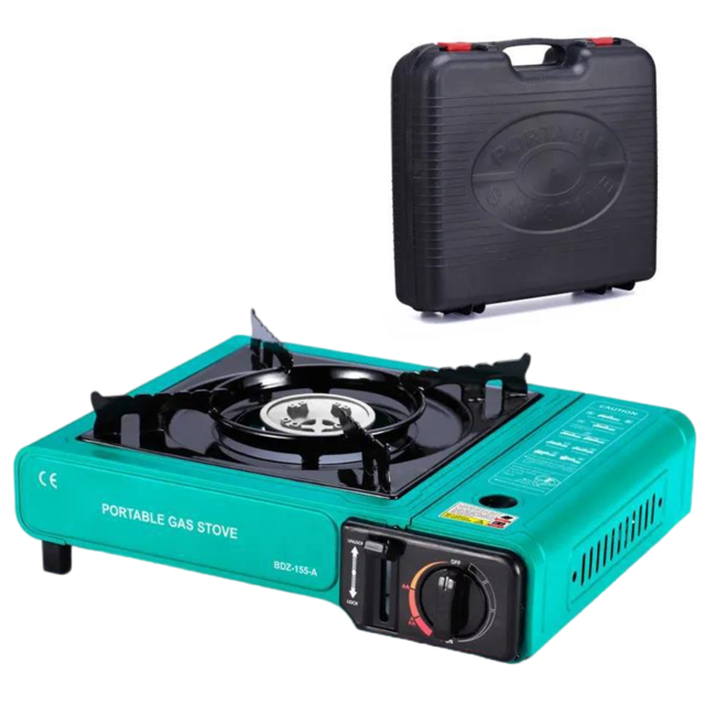 Camping Stove with Carrying Case, Portable Butane Stove for Camping