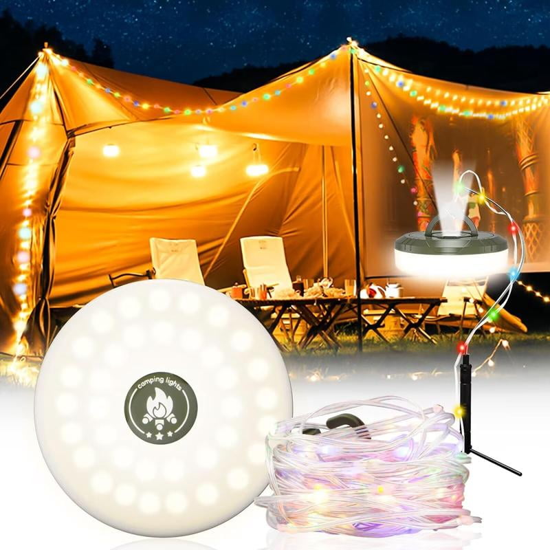 Camping String Lights, Outdoor String Lights Christmas, Outdoor(29.5ft ...